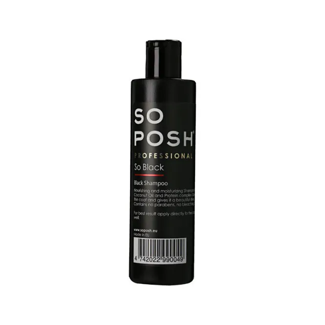 Hovedbilde So Black 250 ml. Shampoo for black coats, SoPosh