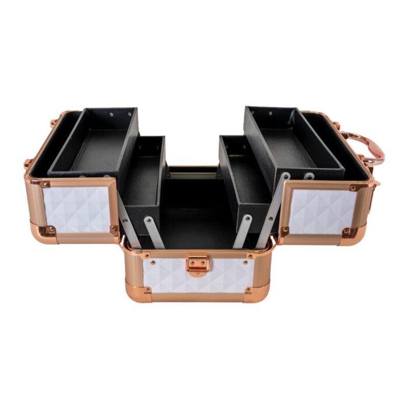 Grooming Case Mini Diamond Pattern White, Groom-X
