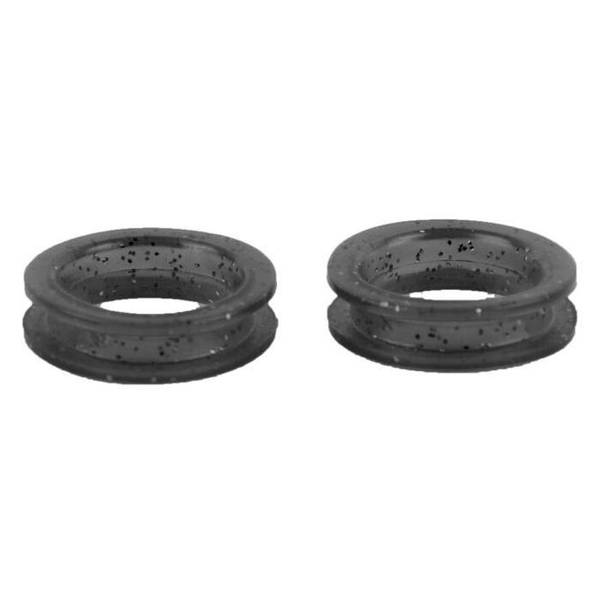 Hovedbilde Finger Ring 20 mm Black Glitter Scissor rings 2 ...