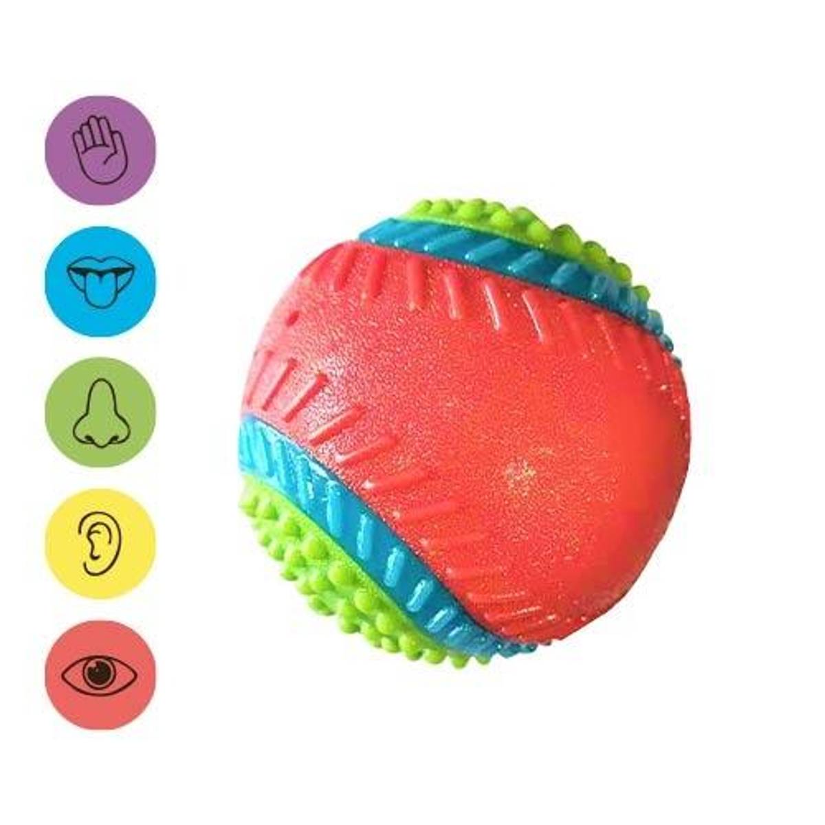 5 senses ball I TPR-Gummi Ø8 cm, Ibanez