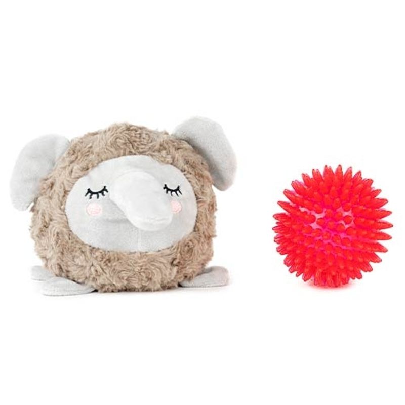 Baby Elephant Plush Whit Ball 17x16cm, Ibanez