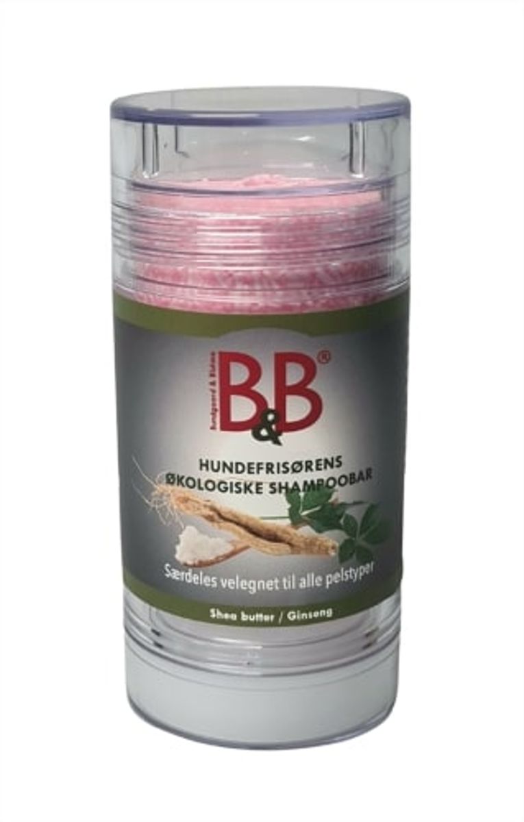 Shampoobar Rød Sheabutter/ginseng, B&B