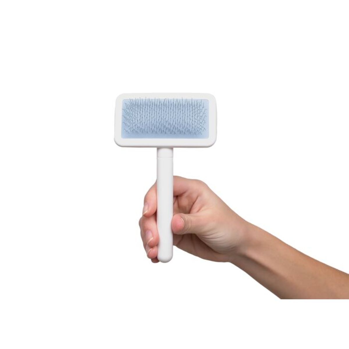 Smooth Touch Slicker Brush Small - White, Show Tech