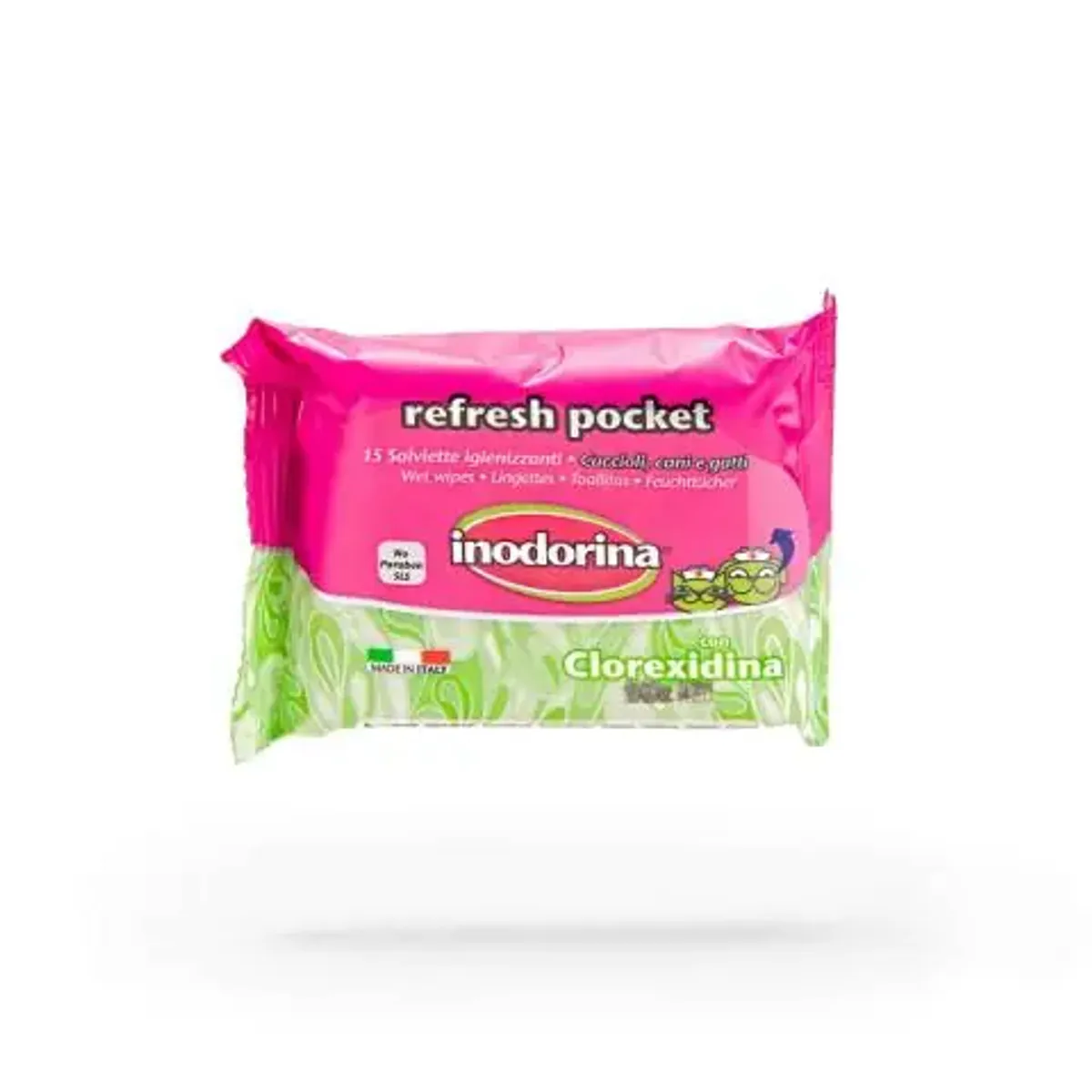 Refresh Pocket Clorexidine 15 pc, Inodorina