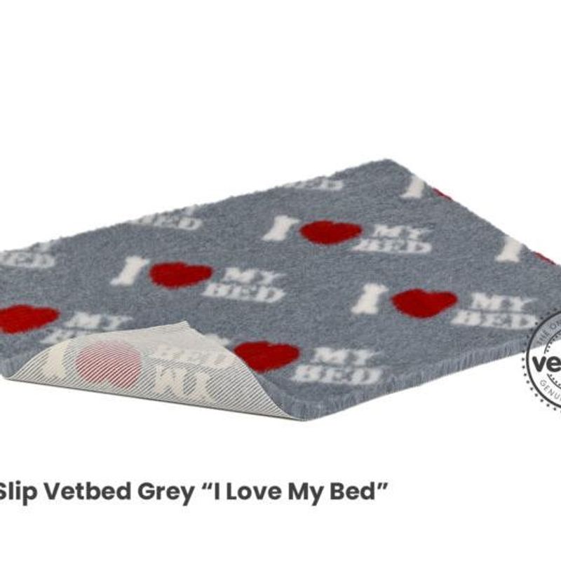 Vetbed NonSlip, (51X75cm), I Love My Bed, Petlife