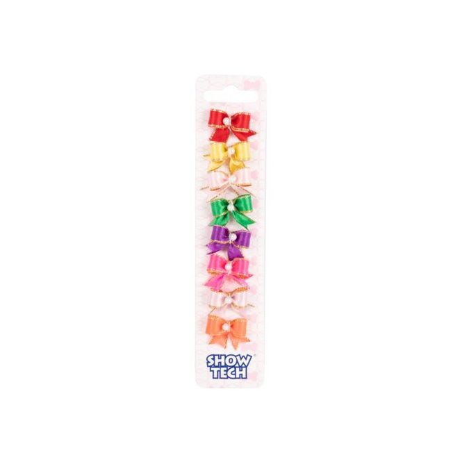 Hovedbilde Cutie Pearl Bow with Elastic 8 pcs Bows 3cm, ...