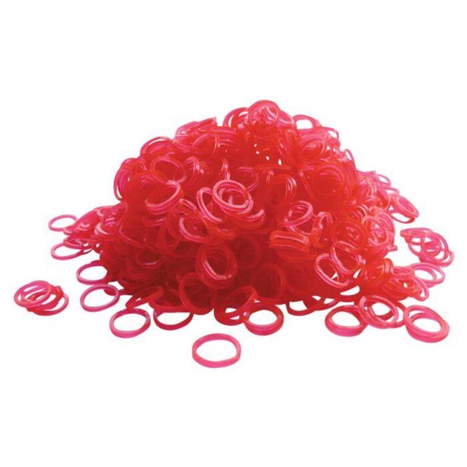 Hovedbilde Latex Bands Pink - 1000 pcs Top Knot Bands, ...