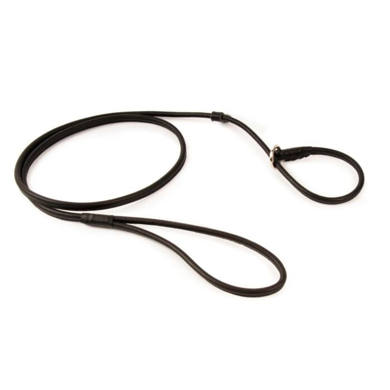 5mm Tan Dogs Slip Lead Round Cow Leather