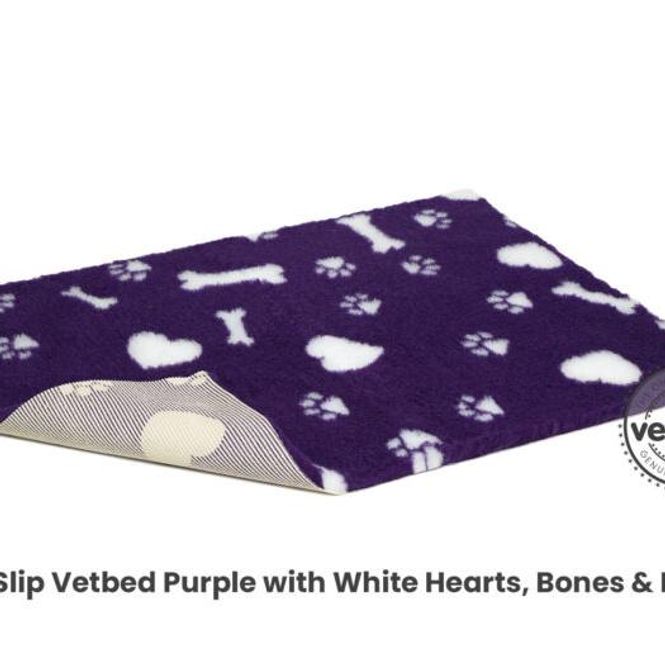 Hovedbilde Vetbed NonSlip, (75X100cm), Purple With White ...