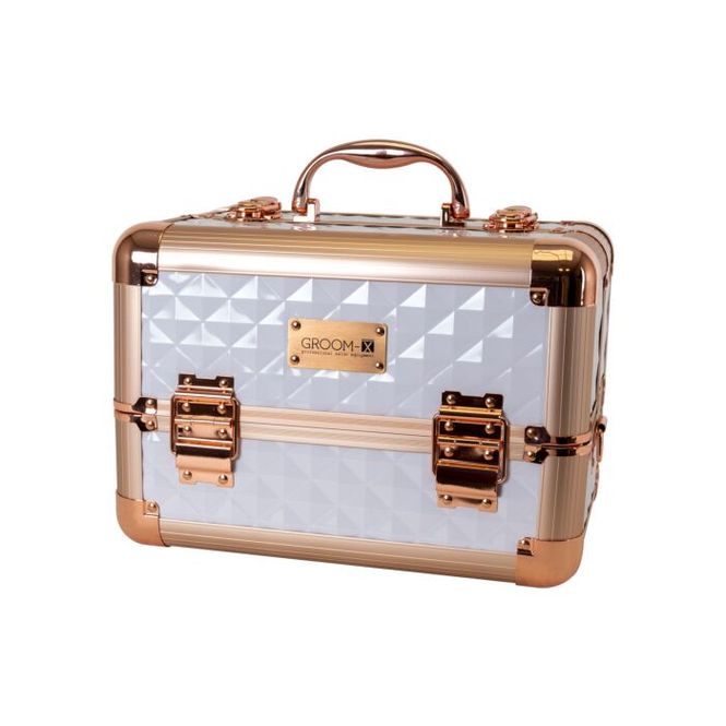 Hovedbilde Grooming Case Mini Diamond Pattern White, Groom-X