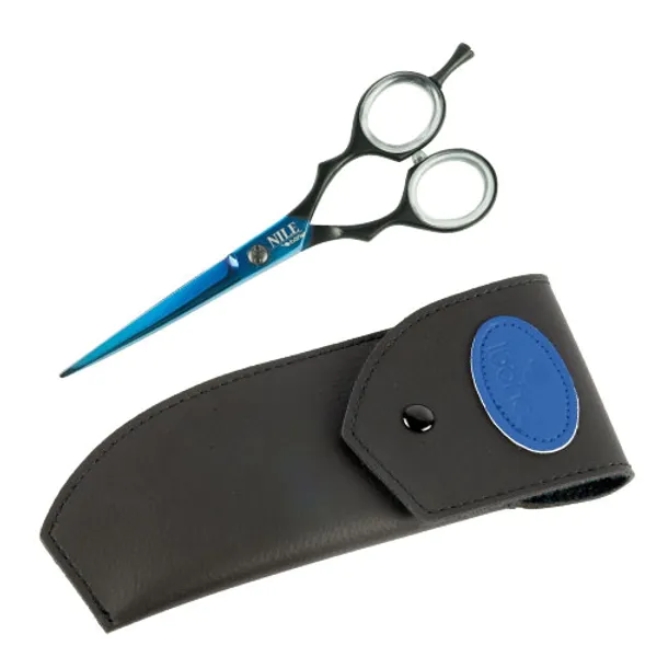 Hovedbilde Black & Blue Nile rett saks med mikrospiss 15cm, ...