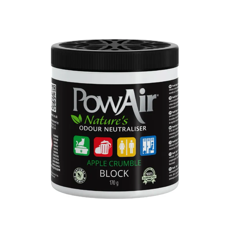 Odour Neutraliser (Apple Crumble) Block 170g, PowAir