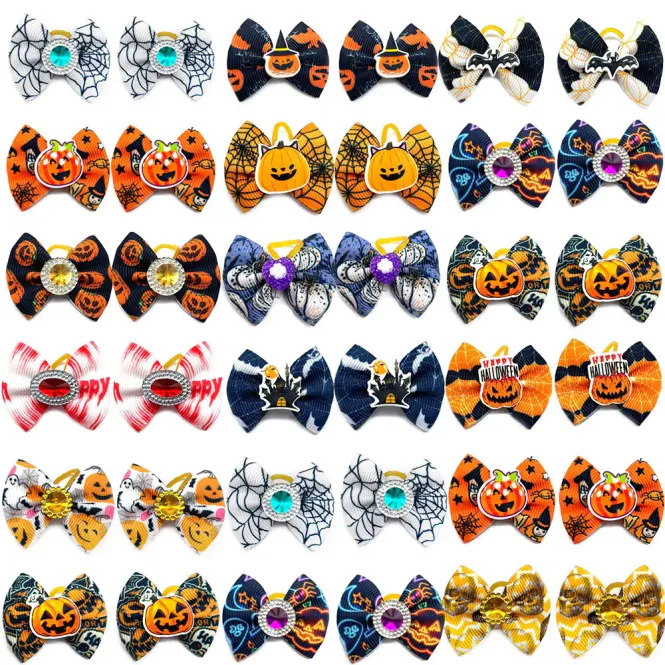 Hovedbilde Prakt Halloween Sløyfer 3-4cm Med Strikk, Sorma