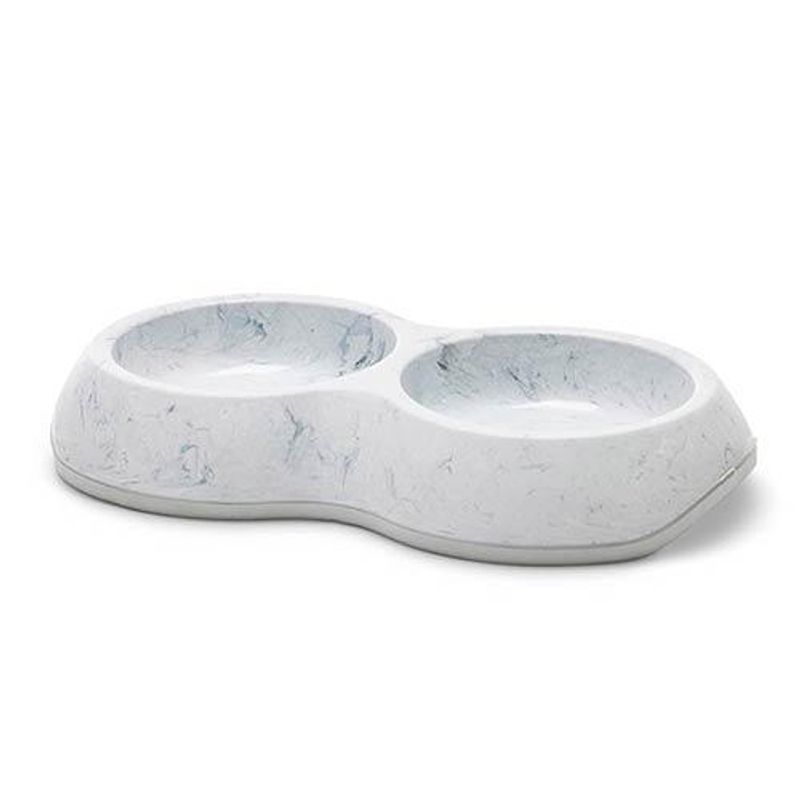 Delice Marble Dobbel Fórskål / Vannskål 2x200ml, Ibanez