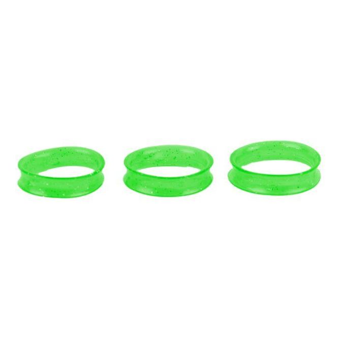 Hovedbilde Finger Ring 22 mm Green Fine Glitter Scissor ...