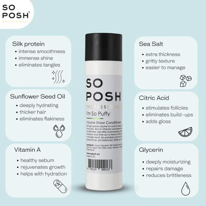 I'm So Puffy 250 ml. (Volume Conditioner), SoPosh