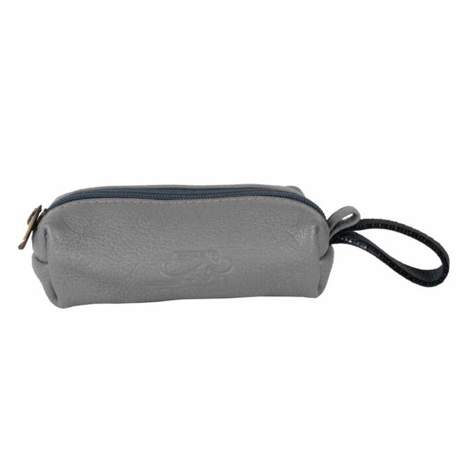Hovedbilde Poop Bag Holder Leather - Grey, Travel