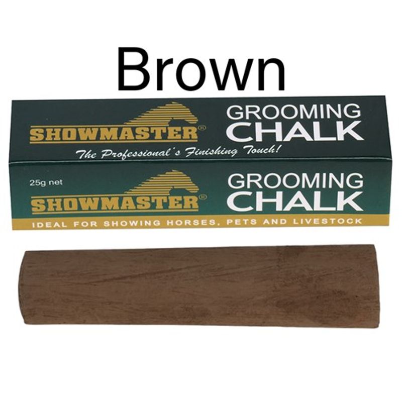 Grooming  Brown Kalk Stift 25 g, Showmaster