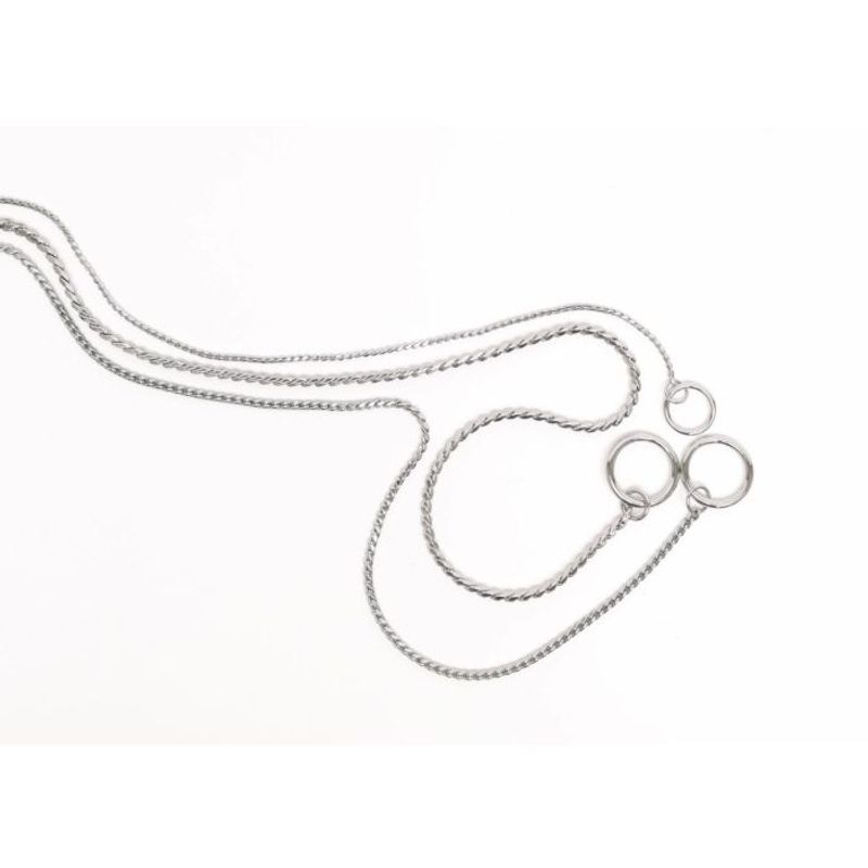 25cm x 2.5mm Show Chain Silver , Show Tech