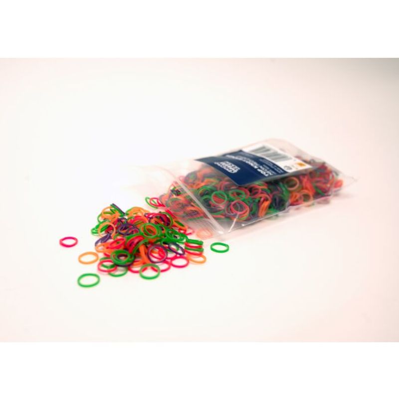 Latex Bands Neon Medium-Light - 1000 pcs Top Knot, ShowTech
